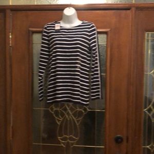 Tommy Hilfiger navy blue red white shirt